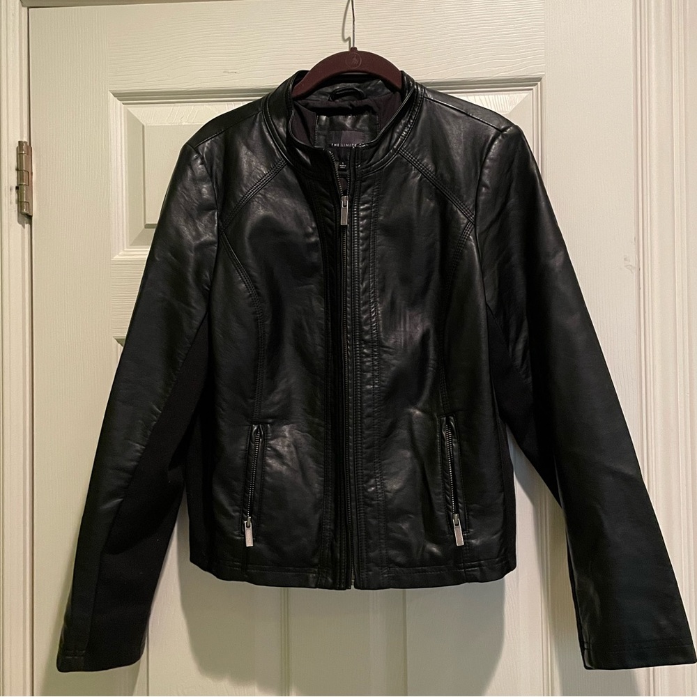 The Limited Black Faux Leather Jacket
